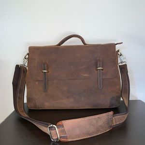 Kattee Leather Messenger Bag
